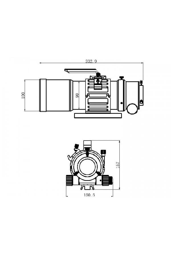TS-Optics 76 mm f/5.5 Triplet Apochromatic Refractor