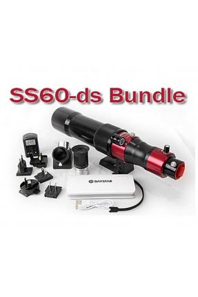 Daystar 60 mm H-Alpha Güneş Teleskobu Solar Scout SS60P, Çift Yığın Performans Seti Daystar 60 mm H-Alpha Güneş Teleskobu Solar Scout SS60P, Çift Yığın Performans Seti