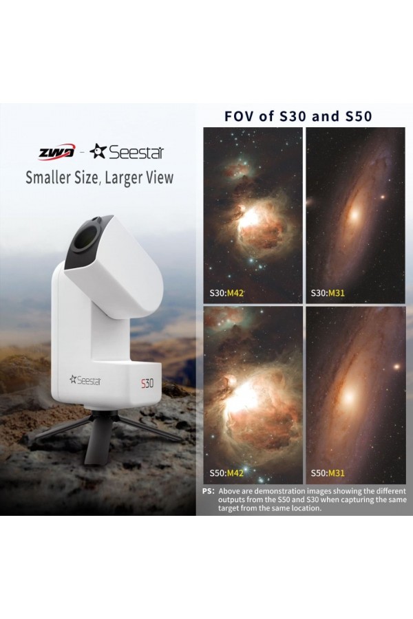 ZWO Seestar S30 All-In-One Smart Teleskop ZWO Seestar S30 All-In-One Smart Teleskop